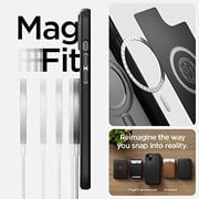Spigen Mag Armor (MagFit) compatible with Magsafe designed for iPhone 14 case cover (2022) - Matte Black