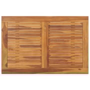 vidaXL Folding Garden Dining Table 90x60x75 cm Solid Teak Wood vidaXL Folding Garden Dining Table 90x60x75 cm Solid Teak Wood