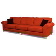 Galaxy Design Angelic 3 Seater Sofa Carrot Galaxy Design Angelic 3 Seater Sofa Carrot