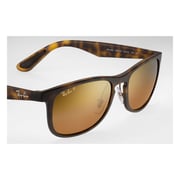 RayBan RB4263-894/A3-55 Brown/Tortoise Nylon Polarized Men Sunglasses RayBan RB4263-894/A3-55 Brown/Tortoise Nylon Polarized Men Sunglasses