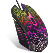 Meetion Corded Backlit Mouse Black