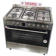 Vestel 5 Gas Burners Cooker FP96F51X
