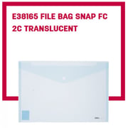 Deli File Bag Snap Fc 2c Translucent