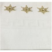 Personalized For You Cotton White Snowflake Embroidery Bath Towel 70*140 cm