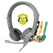 BuddyPhones Galaxy Kids Headphone Grey BuddyPhones Galaxy Kids Headphone Grey