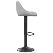 Vidaxl Bar Stools 2 Pcs Light Grey Velvet Vidaxl Bar Stools 2 Pcs Light Grey Velvet