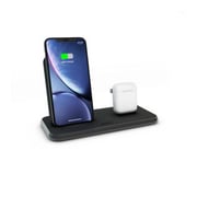 Zens Wireless Charging Stand Black With Lightning Port Zens Wireless Charging Stand Black With Lightning Port