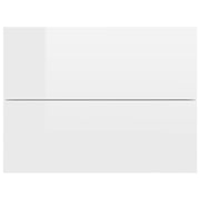 vidaXL Bedside Cabinets 2 pcs High Gloss White 40x30x30 cm Engineered Wood vidaXL Bedside Cabinets 2 pcs High Gloss White 40x30x30 cm Engineered Wood