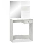 Vidaxl Dressing Table Engineered Wood 75x40x141 Cm White Vidaxl Dressing Table Engineered Wood 75x40x141 Cm White