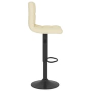 Vidaxl Bar Stool Cream Fabric Vidaxl Bar Stool Cream Fabric