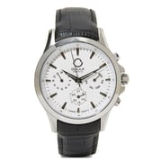Omax PG08P62I Mens Multifunction Leather Watch Omax PG08P62I Mens Multifunction Leather Watch