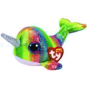 TY Beanie Babies Boos Nori the Narwhal 6inch 36216 TY Beanie Babies Boos Nori the Narwhal 6inch 36216