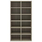 vidaXL Shoe Rack Sonoma Oak 54x34x100.5 cm Engineered Wood vidaXL Shoe Rack Sonoma Oak 54x34x100.5 cm Engineered Wood