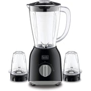 Black+decker 400w 1.5l Blender With 2 X Grinder Mills, Black - BX365-B5, 2 Years Warranty Black+decker 400w 1.5l Blender With 2 X Grinder Mills, Black - BX365-B5, 2 Years Warranty