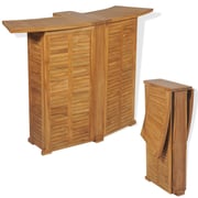 vidaXL Folding Bar Table 155x53x105 cm Solid Teak Wood vidaXL Folding Bar Table 155x53x105 cm Solid Teak Wood