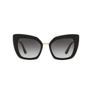 Dolce And Gabbana Black Plastic Women DG4359-501/8G-52 Sunglasses Dolce And Gabbana Black Plastic Women DG4359-501/8G-52 Sunglasses
