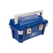 Ford Plastic Tool Box With Alu Handle, With 4 Rubber Corners