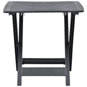 vidaXL Folding Garden Table Anthracite 79x72x70 cm Plastic vidaXL Folding Garden Table Anthracite 79x72x70 cm Plastic