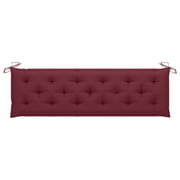 Vidaxl Cushion For Swing Chair Wine Red 180 Cm Fabric Vidaxl Cushion For Swing Chair Wine Red 180 Cm Fabric