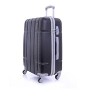 Para John ABS Luggage Travel Trolley With 4 Wheels 3pcs Set Black Para John ABS Luggage Travel Trolley With 4 Wheels 3pcs Set Black
