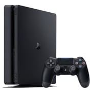 Sony PS4 Slim Gaming Console 1TB Black + Extra Controller + PES 2019(AR/EN) Game