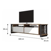 MERUSO TV Unit White/Oak 35x160x38 MERUSO TV Unit White/Oak 35x160x38