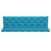Vidaxl Cushion For Swing Chair Light Blue 200 Cm Fabric Vidaxl Cushion For Swing Chair Light Blue 200 Cm Fabric