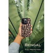 A-Case Tiger Skin Texture Protective Case for iPhone 14 Pro / Pro Max