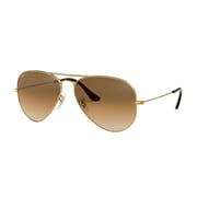 RayBan RB3025-001/51-55 Gold Metal Unisex Sunglasses RayBan RB3025-001/51-55 Gold Metal Unisex Sunglasses