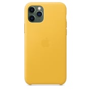 Apple Leather Case Meyer Lemon iPhone 11 Pro