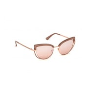 Guess GU7622-57U-54 Women's Sunglass Shiny Beige/Bordeaux Mirror Guess GU7622-57U-54 Women's Sunglass Shiny Beige/Bordeaux Mirror