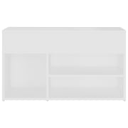 Vidaxl Shoe Bench White 80x30x45 Cm Engineered Wood Vidaxl Shoe Bench White 80x30x45 Cm Engineered Wood