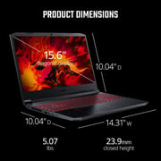 Acer Nitro 5 Gaming Laptop Core i5-10300H 2.50GHz 16GB 512GB SSD+1TB HDD Win10 15.6inch FHD Obsidian Black 4gb Nvidia GeForce RTX 3050