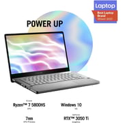 Asus ROG Zephyrus G14 GA401QE-HZ104T Gaming Laptop – Ryzen 7 2.8GHz 16GB 512GB 4GB Win10Home 14inch FHD Eclipse Gray NVIDIA GeForce RTX 3050 Ti Asus ROG Zephyrus G14 GA401QE-HZ104T Gaming Laptop – Ryzen 7 2.8GHz 16GB 512GB 4GB Win10Home 14inch FHD Eclipse Gray NVIDIA GeForce RTX 3050 Ti