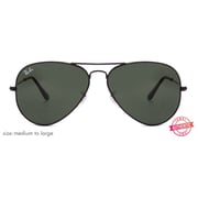 RayBan Aviator Black Metallic Unisex Sunglasses RayBan Aviator Black Metallic Unisex Sunglasses