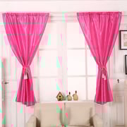 Deals For Less Luna Home -elegant Tulle Short Window Curtain Set Of 2 Pieces With 2 Holder Pink Color With 2 Free Curtain Holder Deals For Less Luna Home -elegant Tulle Short Window Curtain Set Of 2 Pieces With 2 Holder Pink Color With 2 Free Curtain Holder