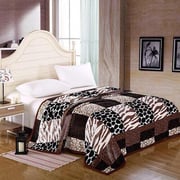Soft Fleece Blanket, Animal Print Design