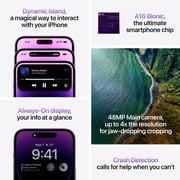 Apple iPhone 14 Pro Max 128GB Deep Purple - International Version Apple iPhone 14 Pro Max 128GB Deep Purple - International Version