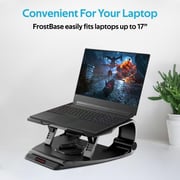 Promate Superior Cooling Gaming Laptop Stand Black