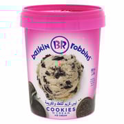 Buy Baskin Robbins Cookies N Cream Ice Cream 500 ml Online in UAE