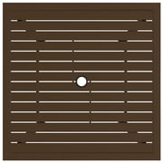 Vidaxl Garden Table Brown 81.5x81.5x72 Cm Steel Vidaxl Garden Table Brown 81.5x81.5x72 Cm Steel