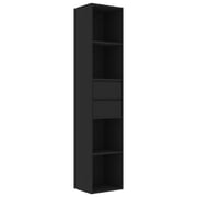 Vidaxl Book Cabinet Black 36x30x171 Cm Engineered Wood Vidaxl Book Cabinet Black 36x30x171 Cm Engineered Wood