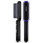 Kskin Hair Straightener Brush Hair Straightening Iron With Built-in Comb, 20s Fast Heating 5 Gears Settings Anti-scald Perfect For Professional Salon At Home Kd380,black Kskin Hair Straightener Brush Hair Straightening Iron With Built-in Comb, 20s Fast Heating 5 Gears Settings Anti-scald Perfect For Professional Salon At Home Kd380,black