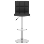 Vidaxl Bar Stools 2 Pcs Black Fabric Vidaxl Bar Stools 2 Pcs Black Fabric