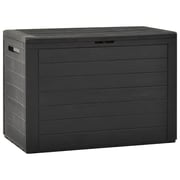 vidaXL Garden Storage Box Anthracite 78x44x55 cm