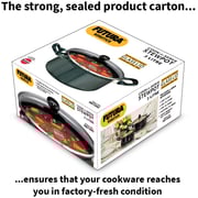Hawkins Futura Nonstick Cook n Serve Stewpot With Glass LID, 3 Litres, Black Hawkins Futura Nonstick Cook n Serve Stewpot With Glass LID, 3 Litres, Black