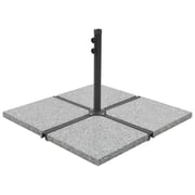 Vidaxl Umbrella Weight Plate Granite 25 Kg Square Grey Vidaxl Umbrella Weight Plate Granite 25 Kg Square Grey
