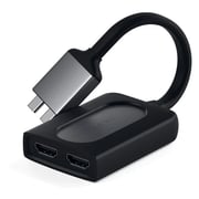 Satechi Type-C Dual HDMI Adapter Space Grey
