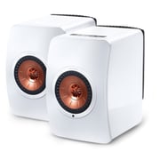 KEF LS50 Wireless Bookshelf Speaker - White (Pair)