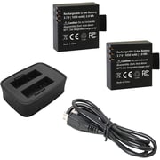 Rollei External Battery Charger For Your 530/630 Ac, Incl. 2 Rechargeable Batteries - Black Rollei External Battery Charger For Your 530/630 Ac, Incl. 2 Rechargeable Batteries - Black